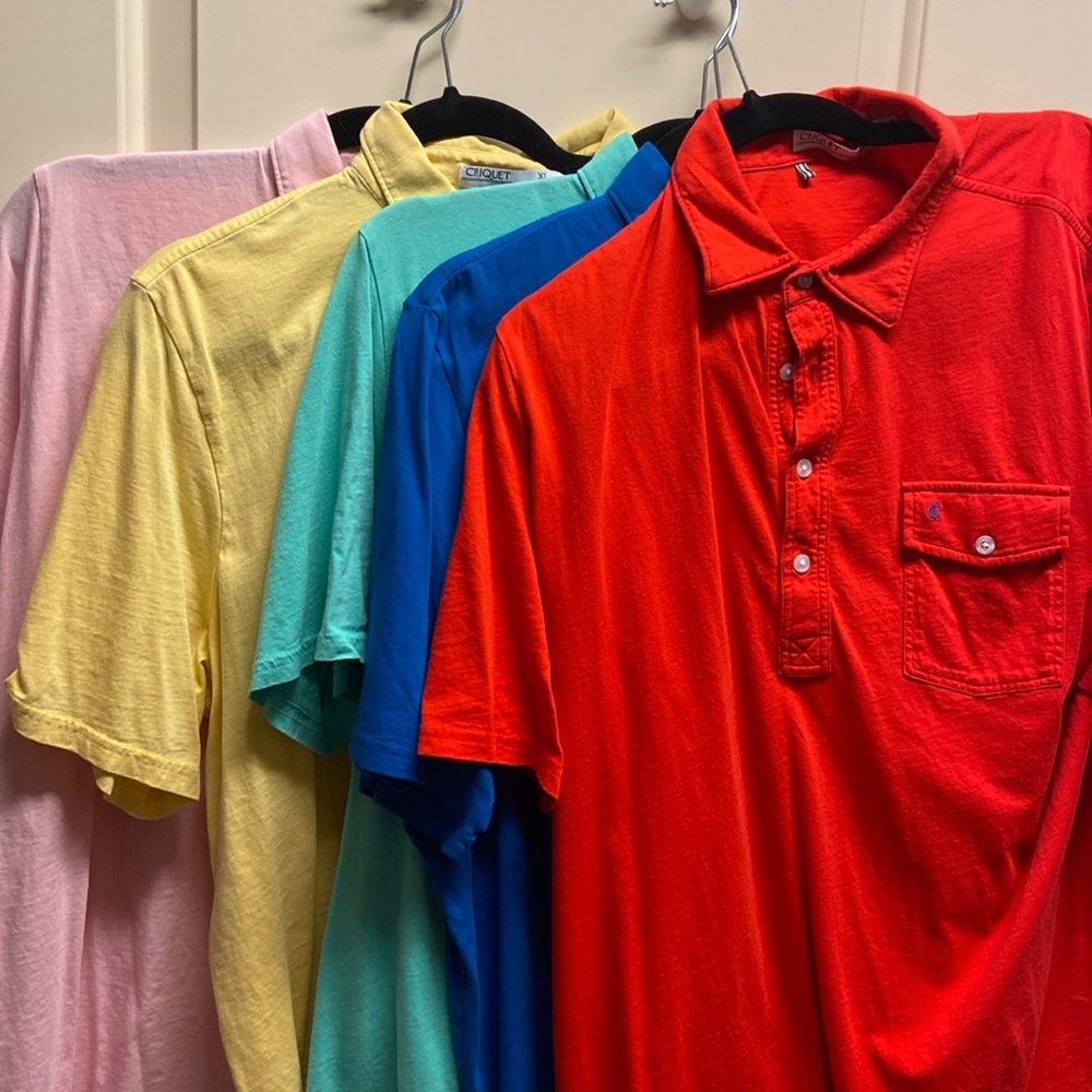 5 Criquet Players Club Polos XL